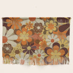 70's Floral Prints, Retro Art Wall Hanging Gallery Image 1