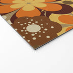 70's Floral Prints, Retro Art Welcome Mat Gallery Image 2
