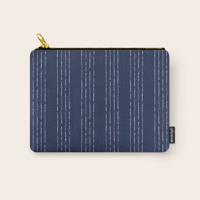Lines #5 (Navy) Carry All Pouch Gallery Image 1