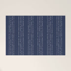 Lines #5 (Navy) Welcome Mat Gallery Image 1