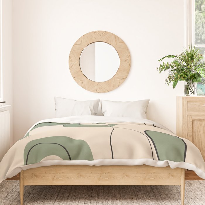 Abstract Faces 9 Duvet Cover Gallery Image 3