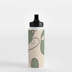 Abstract Faces 9 Water Bottle Gallery Image 2