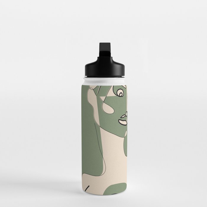 Abstract Faces 9 Water Bottle Gallery Image 3
