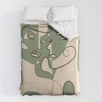Abstract Faces 9 Duvet Cover Gallery Image 6