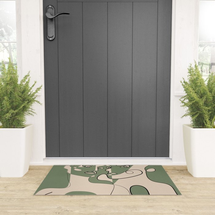 Abstract Faces 9 Welcome Mat Gallery Image 3
