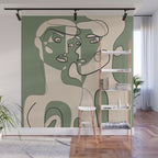 Abstract Faces 9 Wall Mural Gallery Image 1