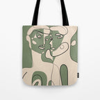 Abstract Faces 9 Tote Bag Gallery Image 1
