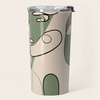 Abstract Faces 9 Travel Mug Gallery Image 2