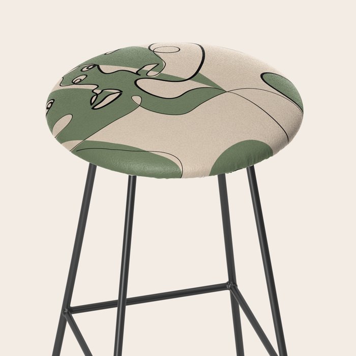 Abstract Faces 9 Stool Gallery Image 2