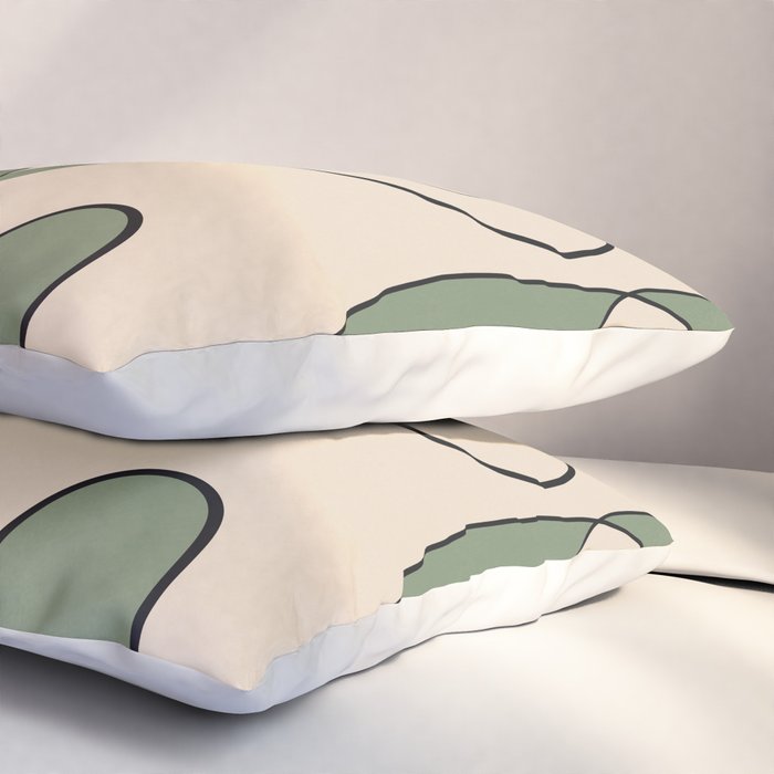 Abstract Faces 9 Pillow Sham Gallery Image 3