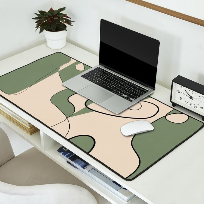 Abstract Faces 9 Desk Mat Gallery Image 2