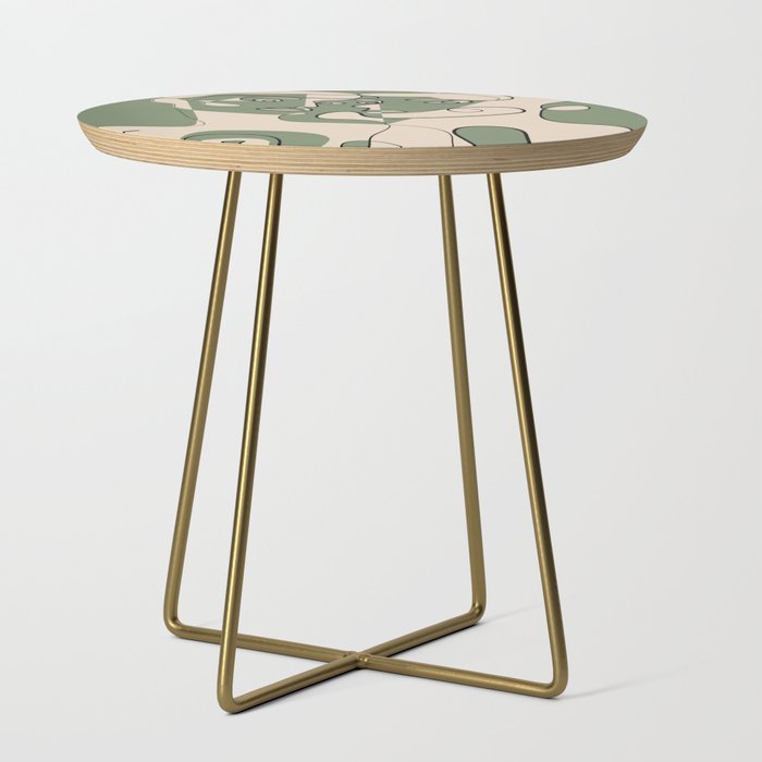 Abstract Faces 9 Side Table Gallery Image 1