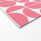 Mid Century Modern Geometric 04 Pink Welcome Mat Gallery Image 2