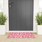Mid Century Modern Geometric 04 Pink Welcome Mat Gallery Image 3