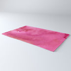 Blush pink magenta watercolor paint gradient Rug Gallery Image 3