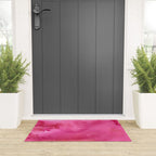 Blush pink magenta watercolor paint gradient Welcome Mat Gallery Image 3