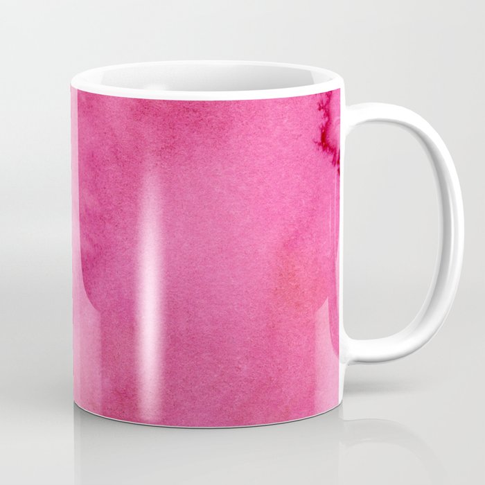 Blush pink magenta watercolor paint gradient Coffee Mug Gallery Image 1