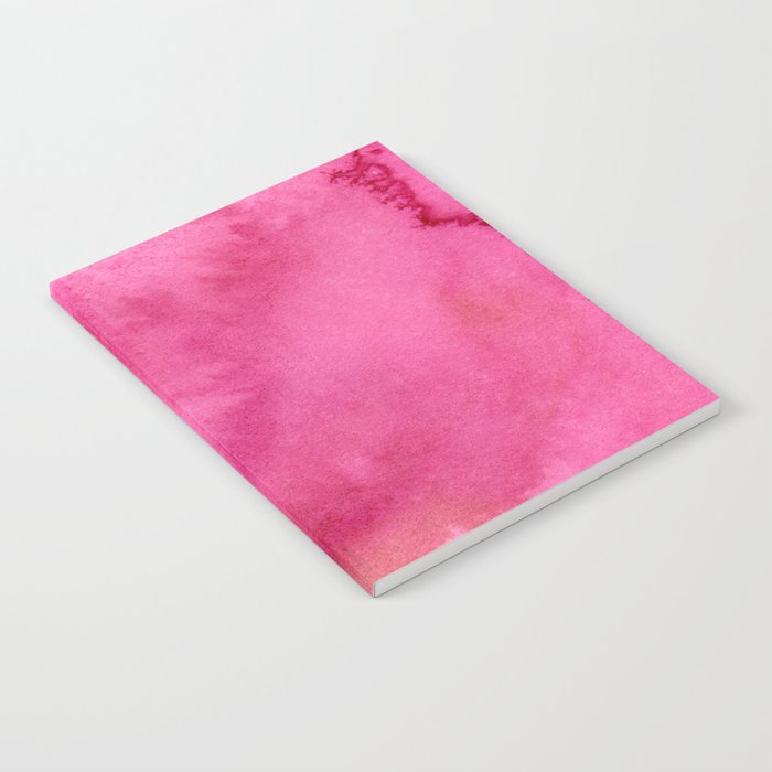 Blush pink magenta watercolor paint gradient Notebook Gallery Image 1