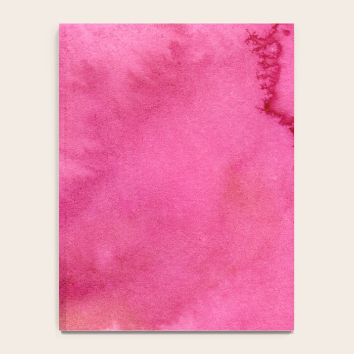 Blush pink magenta watercolor paint gradient Notebook Gallery Image 4