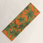 Cannabis Leaves Garden Yoga Mat Gallery Image 1