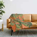 Cannabis Leaves Garden Throw Blanket Gallery Image 1