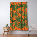 Cannabis Leaves Garden Window Curtain Gallery Image 5