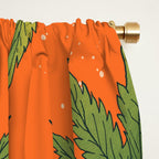Cannabis Leaves Garden Window Curtain Gallery Image 2