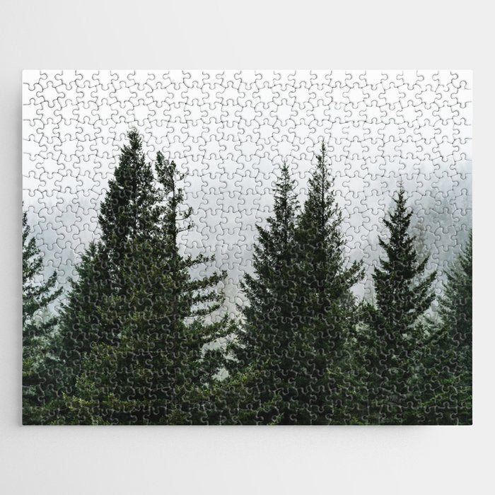 Wanderlust Forest V - Mountain Adventure in Foggy Woods Jigsaw Puzzle Gallery Image 1
