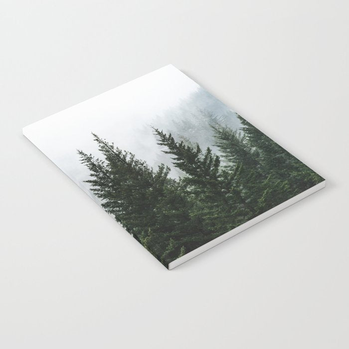 Wanderlust Forest V - Mountain Adventure in Foggy Woods Notebook Gallery Image 1