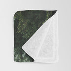Wanderlust Forest V - Mountain Adventure in Foggy Woods Throw Blanket Gallery Image 3