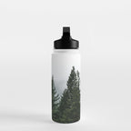 Wanderlust Forest V - Mountain Adventure in Foggy Woods Water Bottle Gallery Image 3
