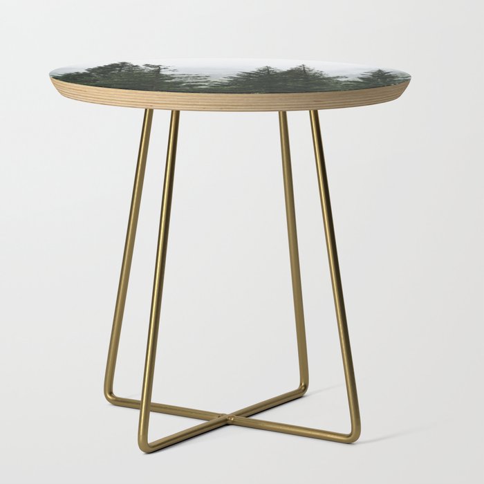 Wanderlust Forest V - Mountain Adventure in Foggy Woods Side Table Gallery Image 1