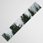 Wanderlust Forest V - Mountain Adventure in Foggy Woods Table Runner Gallery Image 3