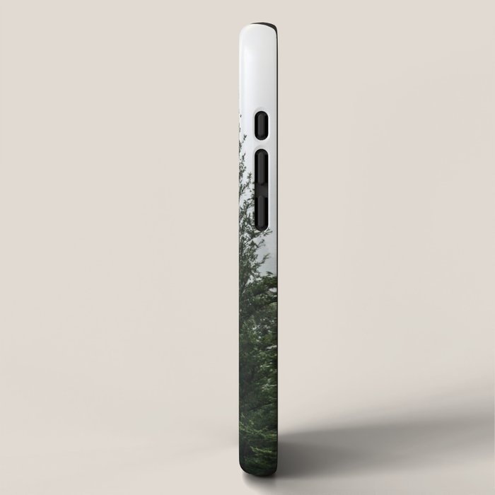 Wanderlust Forest V - Mountain Adventure in Foggy Woods iPhone Case Gallery Image 2