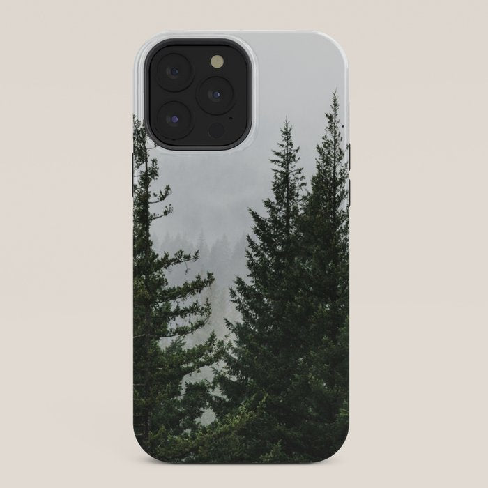 Wanderlust Forest V - Mountain Adventure in Foggy Woods iPhone Case Gallery Image 36