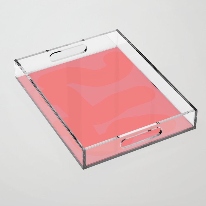 Perfect Peach Acrylic Tray Gallery Image 1