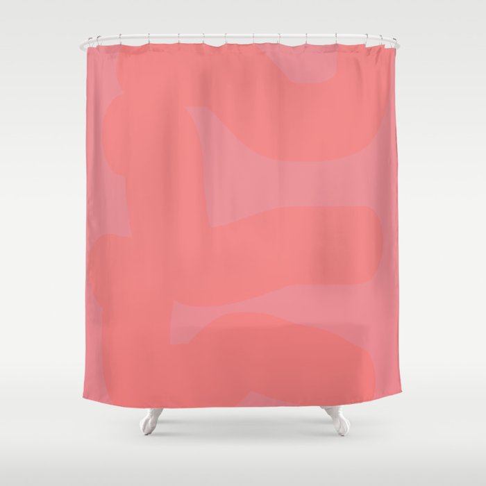 Perfect Peach Shower Curtain Gallery Image 1