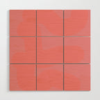 Perfect Peach Wood Wall Art Gallery Image 1