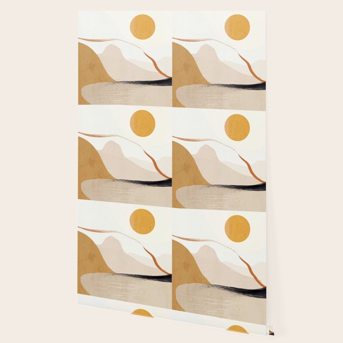 Minimal Abstract Art Landscape 31 Wallpaper Gallery Image 2