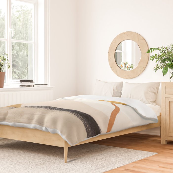 Minimal Abstract Art Landscape 31 Duvet Cover Gallery Image 2