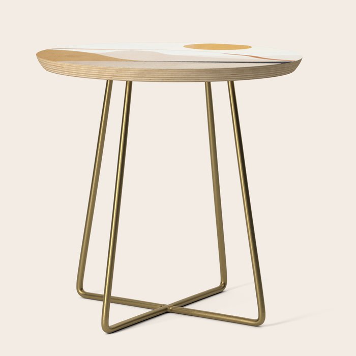 Minimal Abstract Art Landscape 31 Side Table Gallery Image 1