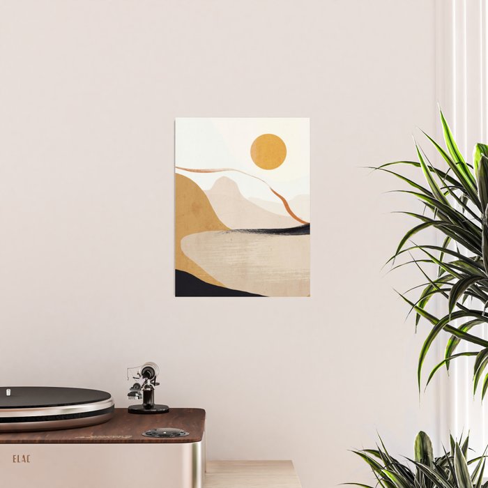 Minimal Abstract Art Landscape 31 Poster Gallery Image 2