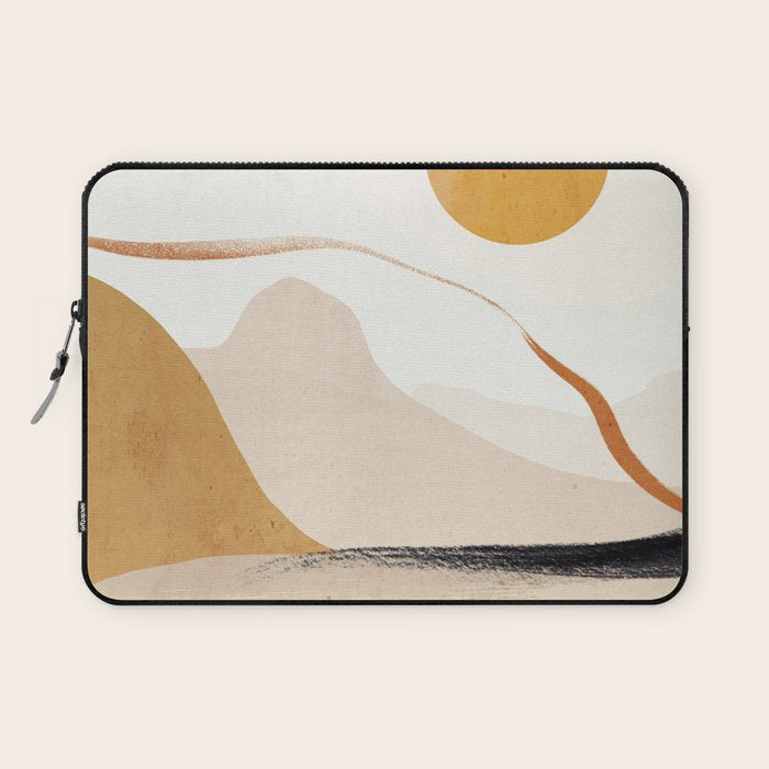Minimal Abstract Art Landscape 31 Laptop Sleeve Gallery Image 1