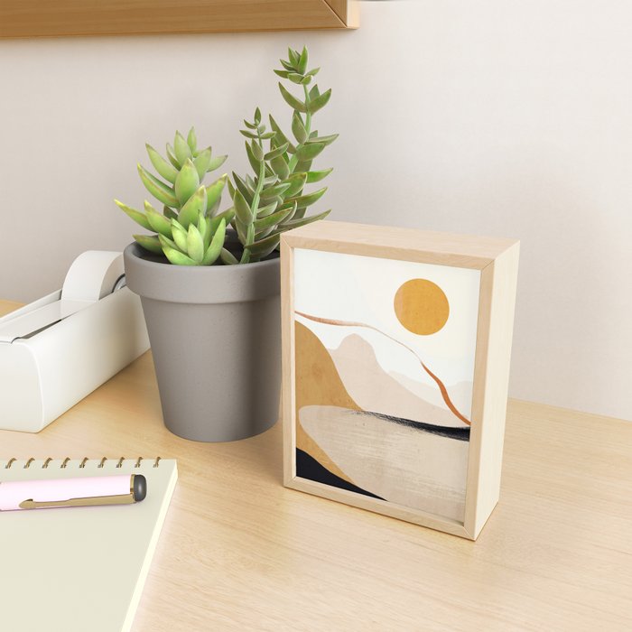 Minimal Abstract Art Landscape 31 Mini Art Print Gallery Image 2