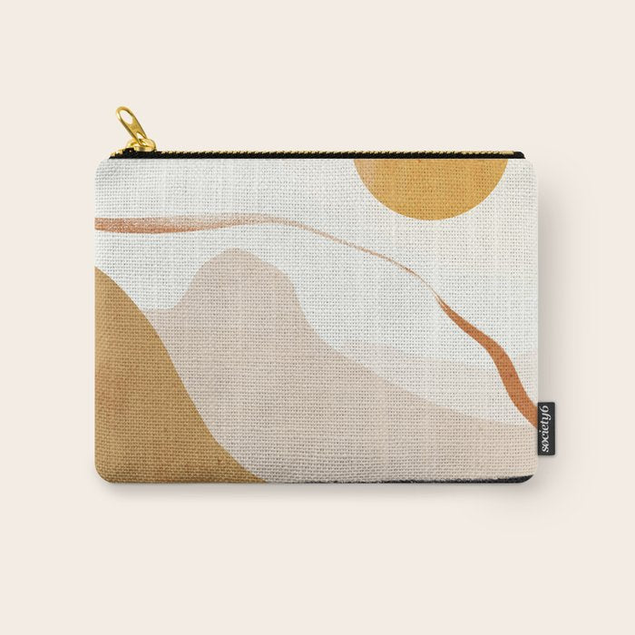 Minimal Abstract Art Landscape 31 Carry All Pouch Gallery Image 1