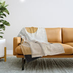 Minimal Abstract Art Landscape 31 Throw Blanket Gallery Image 1