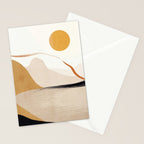 Minimal Abstract Art Landscape 31 Stationery Card Gallery Image 2