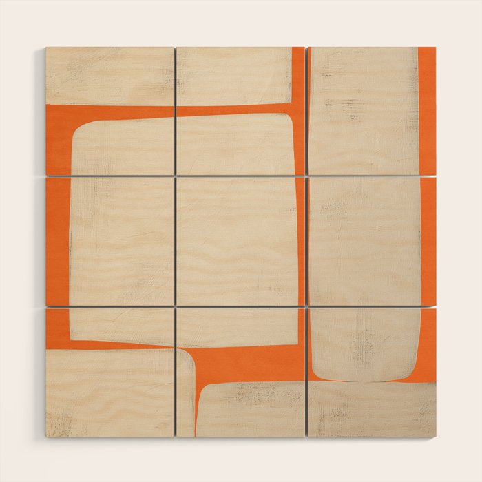 Soft Shapes in Balance III Wood Wall Art Gallery Image 1