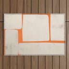Soft Shapes in Balance III Outdoor Rug Gallery Image 1