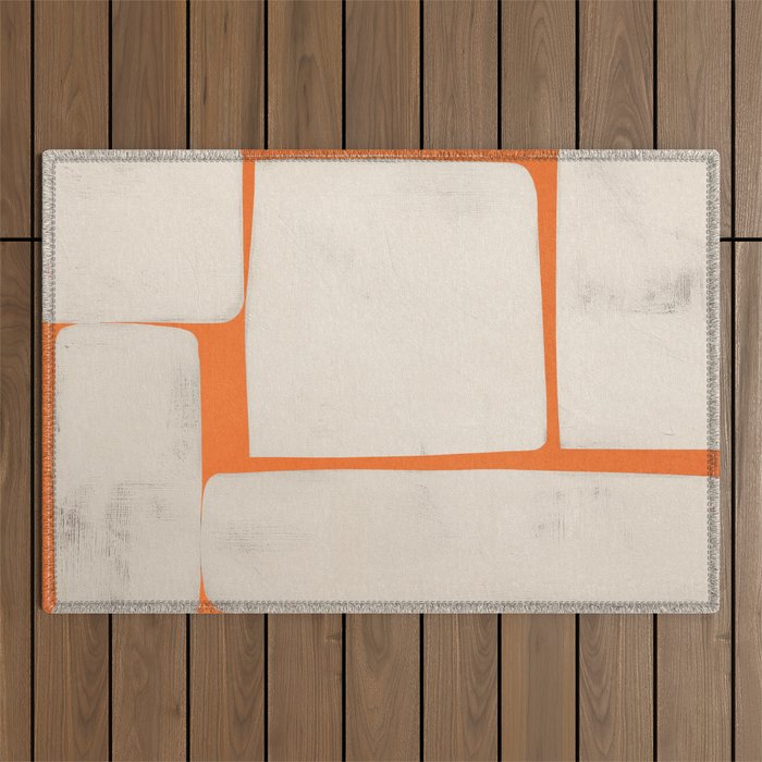 Soft Shapes in Balance III Outdoor Rug Gallery Image 1